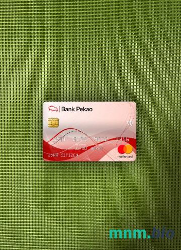 Poland bank Pekao S.A bank wygląd zdjęcia mastercard skan PSD + zdjęcie